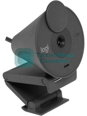 Веб-камера Logitech Brio 300 1920x1080, 30 кадр/с, USB Type-C, микрофон (шумоподавление), автоматическая фокусировка, автоосвещение, универсальное крепление