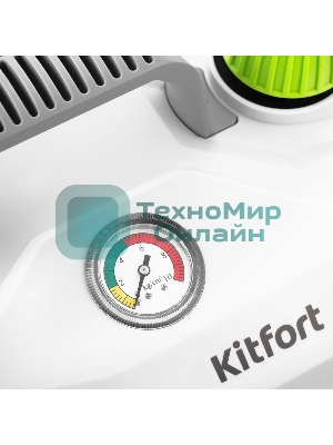 Пароочиститель Kitfort КТ-935 Мощность: 2000 Вт. Емкость бойлера: 2 л. Максимальное давление пара: 5 б