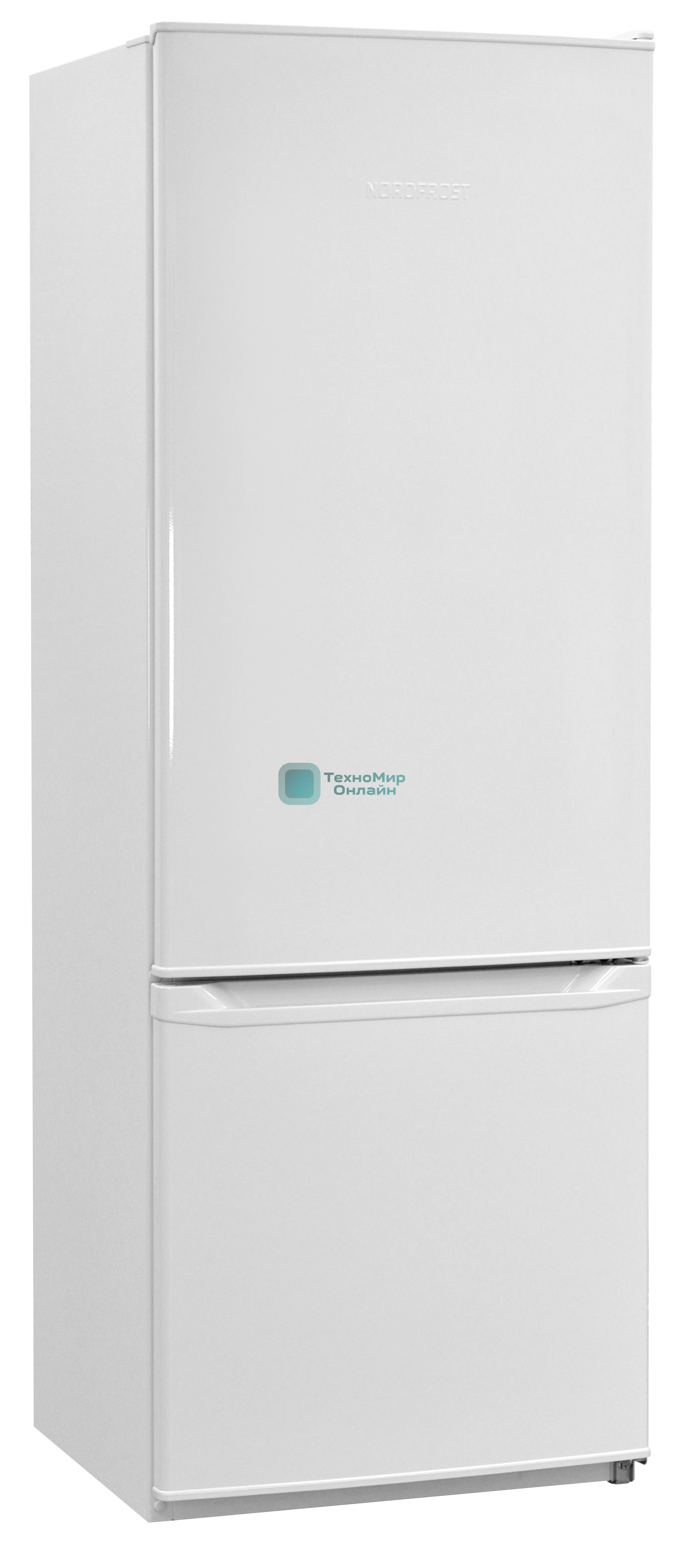 Холодильник Nordfrost NRB 122 W белый двухкамерный 205/70л морозилка снизу, капельная система