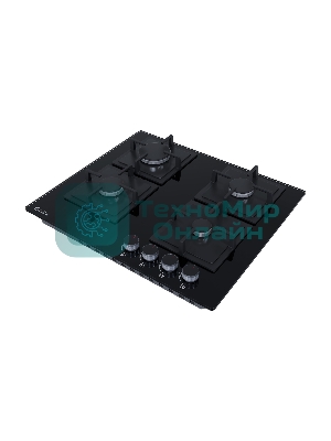 Газовая варочная панель LEX GVG 644A BBL независимая, черный