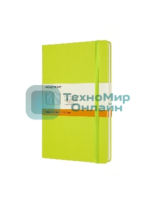 Блокнот Moleskine CLASSIC QP060C2 Large 130х210 мм, 240 страниц, линейка, твердая обложка, лайм