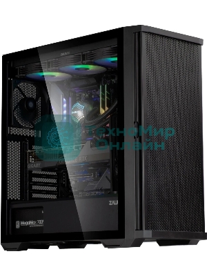 Компьютерный корпус ZALMAN Z10, ATX, черный, WINDOW, 2x3.5