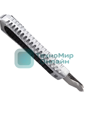 Универсальный нож Deli DL4255 18мм Лезвие SK2. Алюминиевый корпус. Общая длина: 155 мм.