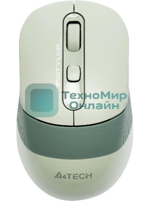 Мышь беспроводная A4Tech Fstyler FB10C зеленый, 2000 dpi, радиоканал, Bluetooth, USB, кнопки - 4
