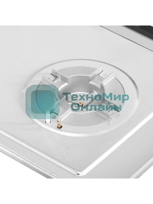 Газовая варочная панель Maunfeld EGHS.64.43CS/G, 4 конфорки, нержавеющая сталь, серебристый