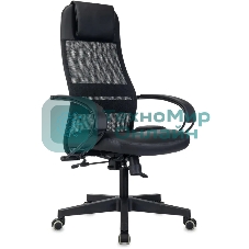 Кресло эргономичное Бюрократ CH-NOVA LUX черный сетка/ткань крестов. пластик