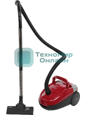 Пылесос Vitek VT-1820 красный/черный, 400/2200 Вт, уборка сухая, пылесборник мешок 4 л