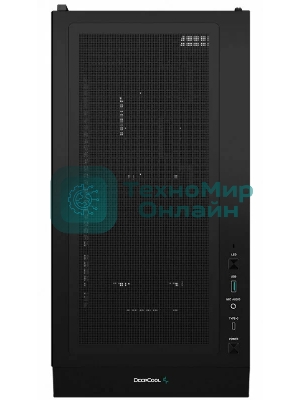Компьютерный корпус DeepCool CH560 Digital черный (R-CH560-BKAPE4D-G-1) (ATX, без БП, 2хUSB, с окном)