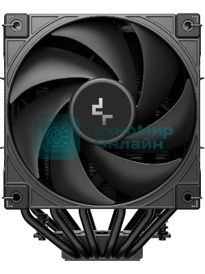 Кулер для процессора DEEPCOOL AK620 G2 LGA1851/1700/1200/115X/AM5/AM4 (8шт/кор, TDP 260W, PWM, DUAL Fan 120мм, 6 тепл. трубок, Copper Base, Wood-grain top cover, черный) RET (R-AK620G2-BKNNMN-GJD)