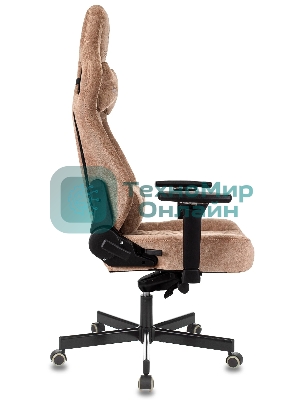 Кресло игровое Knight Hunter светло-коричневый Alfa 731 крестов. металл