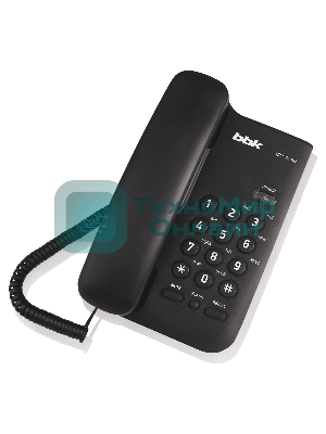 Телефон проводной BBK BKT-74 RU черный
