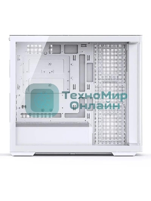 Корпус без блока питания JONSBO D300, Mini-Tower, TG, no fan, 2xUSB-A 3.2 + 1xUSB-C 3.2, mATX, mITX White