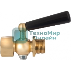 Кран трехходовой для манометра М20х1.5 ВН с фторопластовой прокладкой и натяжной гайкой