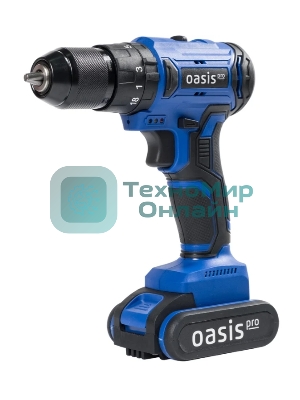 Дрель-шуруповерт Oasis ASU-12V Pro, 12 В, 2 Ач, 40 Нм, бесщеточный, ударный