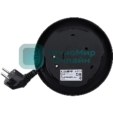 Чайник электрический Starwind SKG1779 1.8 л, 1700 Вт, прозрачный/черный корпус: стекло
