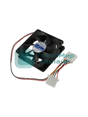 Вентилятор для корпуса 5bites FB8025S-12H4MX черный, 80 x 80 мм, 3000 об/мин, 30 дБ, 4 pin