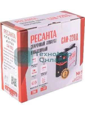 Сварочный аппарат Ресанта САИ-220Д инвертор ММА/TIG 7.8кВт