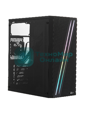 Компьютерный корпус Aerocool/Formula Streak-A-BK-v1 черный без БП ATX 1x80мм 2xUSB 2.0 1xUSB 3.0 audio