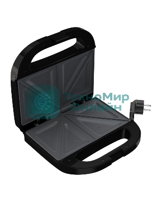 Сэндвичница MAXVI SM751S silver-black