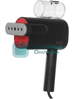 Отпариватель MIE Unico черный, 1000 Вт, 20 г/мин, 100 мл