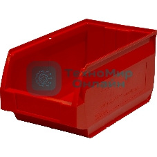 Ящик сплошной ТАРА.РУ Napoli 5004 красный 400х230х200мм PP 10040