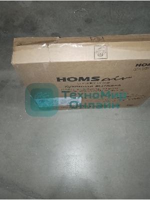 (Витринный образец, поврежденная упаковка) Кухонная вытяжка HOMSair HORIZONTAL 60 черный