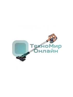 Пылесос вертикальный BRAYER BR4261 бежевый, питание от аккумулятора, 80 Вт, уборка сухая, пылесборник 1 л, работа от АКБ max 35 мин