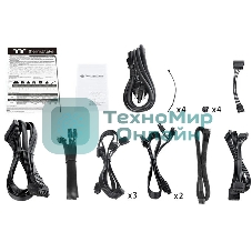 Блок питания Thermaltake Toughpower GF3 ARGb (PS-TPD-0750F4FAGE-1), 750Вт, 80 PLUS Gold, 140мм, модульный, черный