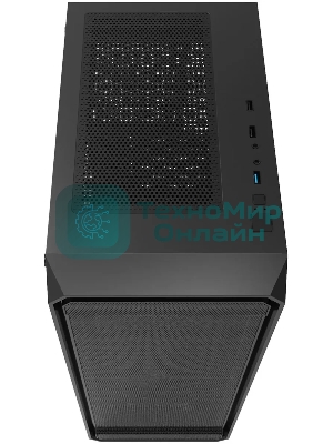 Компьютерный корпус Bloody BD-CC114 черный без БП ATX 8x120мм 1xUSB 2.0 1xUSB 3.0 audio bott PSU
