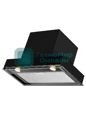 Вытяжка встраиваемая Kuppersberg Nancy 60 черный, 60 см, 850 куб. м/ч, 42 дБ