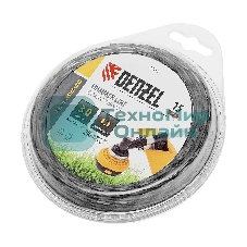 Леска для триммера Denzel двухкомпонентная эллипс, 3,0мм х 15м, блистер EXTRA CORD