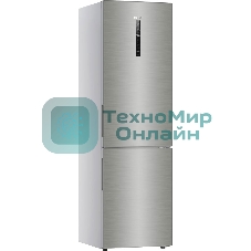 Холодильник Haier C2F637CFMVU1 серебристый двухкамерный 278/108л морозилка снизу, No Frost