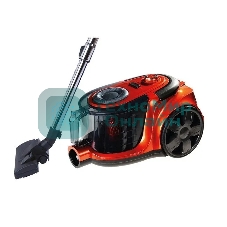 Пылесос Kelli KL-8023 оранжевый, 450/2600 Вт, уборка сухая, пылесборник контейнер 3,5 л