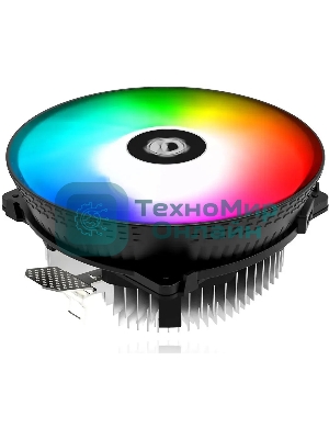 Кулер ID-COOLING DK-03 RAINBOW черный/серебристый 120мм алюминий 1800rpm 26db 4-pin 100W 63мм