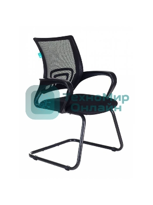 Кресло Бюрократ CH-695N-AV/B/TW-11 черный, экокожа, 120 кг, механизм качания