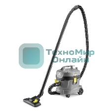 Пылесос Karcher T 11/1 Classic *EU желтый/серый, 850 Вт, уборка сухая, пылесборник контейнер/мешок, 11 л