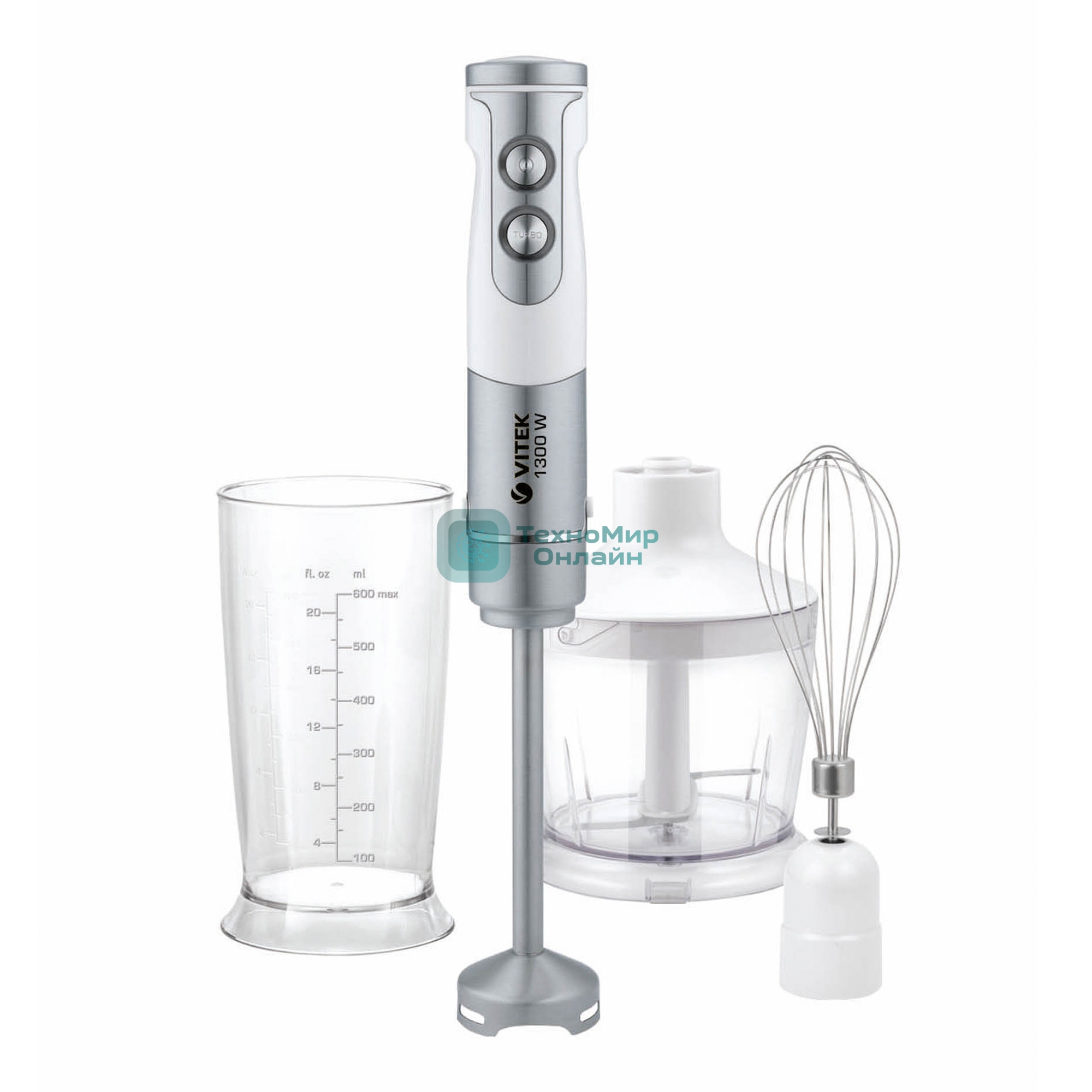 Блендерный набор 8543-VT(MC) Vitek Мощность 900 Вт. Плавная регулировка скорости.Управление механич