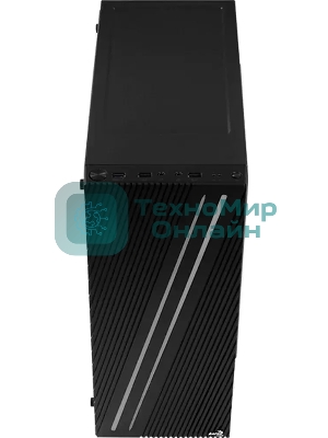 Компьютерный корпус Aerocool/Formula Streak-A-BK-v1 черный без БП ATX 1x80мм 2xUSB 2.0 1xUSB 3.0 audio