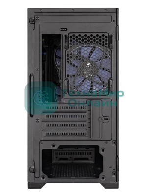 Компьютерный корпус 1STPLAYER TRILOBITE T3 ARGb черный mATX 4x120мм ARGb fans T3-BK-4F7