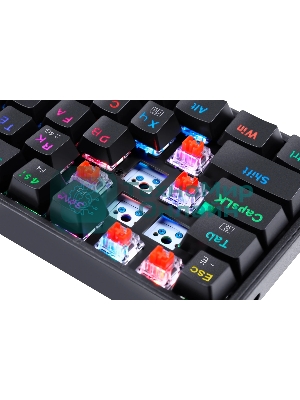 Комплект клавиатура+мышь Redragon S136 беспроводной, USB + Bluetooth, 8000 DPI, чёрный