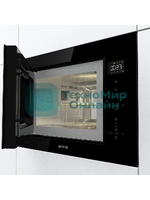 Встраиваемая микроволновая печь Gorenje BM251SG2BG, 25л, 900Вт, черный