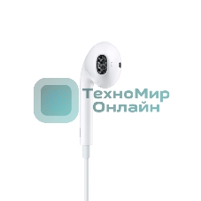 Проводные наушники Apple EarPods A1748 белый, вкладыши, Lightning, микрофон, регулировка громкости