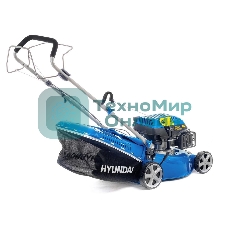 Бензиновая газонокосилка HYUNDAI L 4310S двигатель HYUNDAI ICV150,4-х такт, 3,5 л.с./149 см3, 43 см, 225-75 мм, 32 кг
