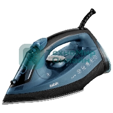 Утюг BBK ISE-2601 темно-синий, 2600 Вт, 60 г/мин, 180 г/мин, 320 мл