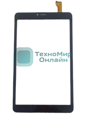 Сенсорное стекло (тачскрин) для BQ-8067L Hornet Plus, черное
