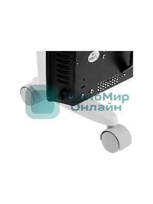 Конвектор электрический гибридный Denzel HybridX-1500 белый, 1500 Вт, 25 м2, термостат, дисплей