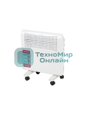 Конвектор электрический Engy Energo EN-1000E белый, 1000 Вт, 15 м2, термостат