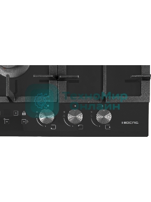 Варочная поверхность HIBERG VM 4535 B, черный