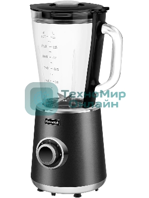 Блендер стационарный Rondell 1251-RE-01, 1500Вт, черный/серебристый