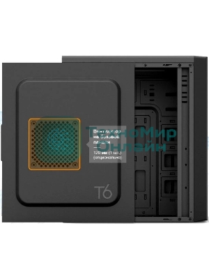 Компьютерный корпус Zalman ZM-T6 черный без БП ATX 1xUSB 2.0 1xUSB 3.0 audio bott PSU